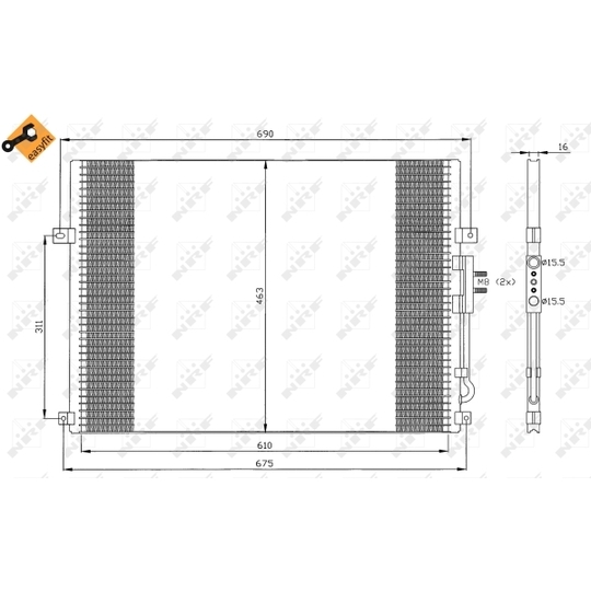 35275 - Condenser, air conditioning 