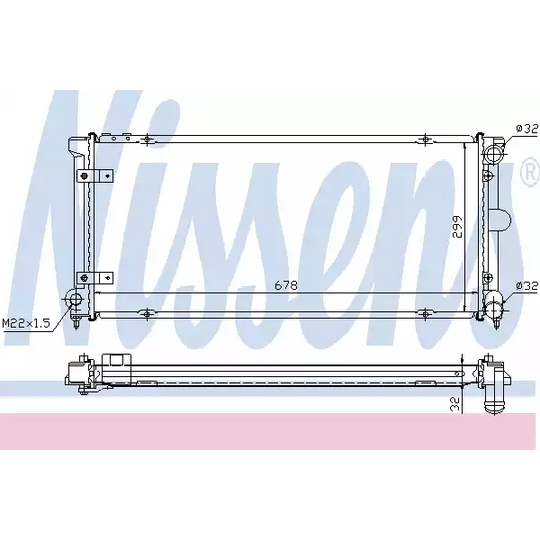 64004A - Radiator, engine cooling 