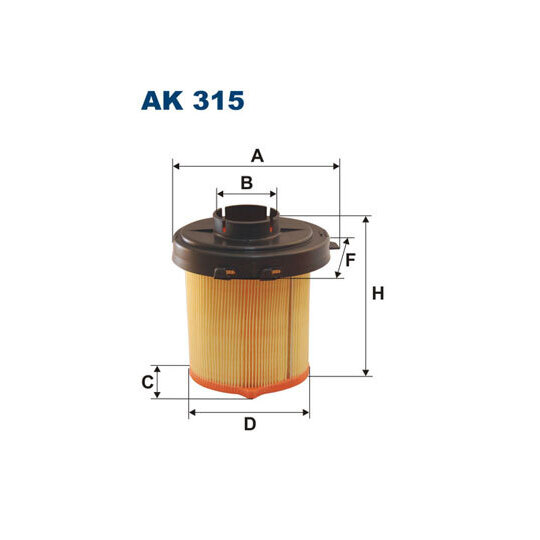 AK 315 - Air filter 