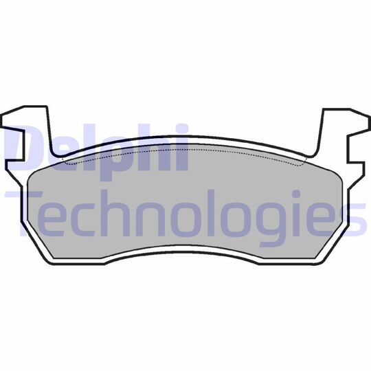 LP259 - Brake Pad Set, disc brake 