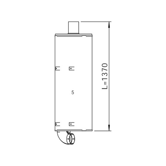 50473 - Middle-/End Silencer 