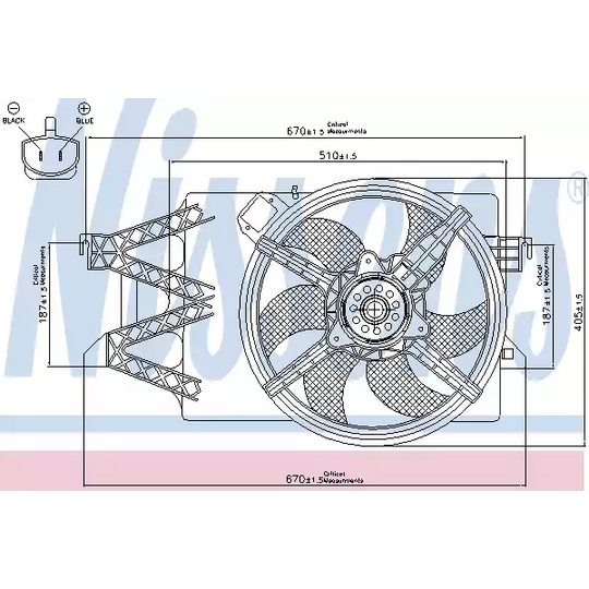 85488 - Fan, radiator 