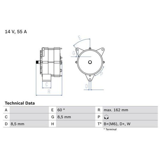 0 986 031 270 - Generator 