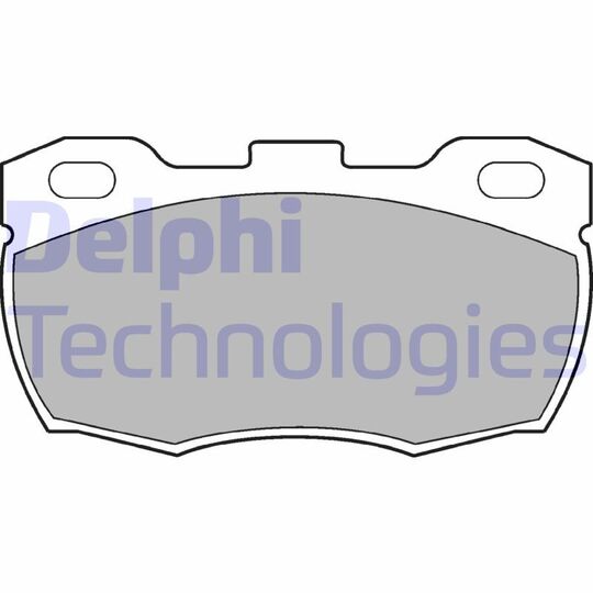 LP506 - Brake Pad Set, disc brake 