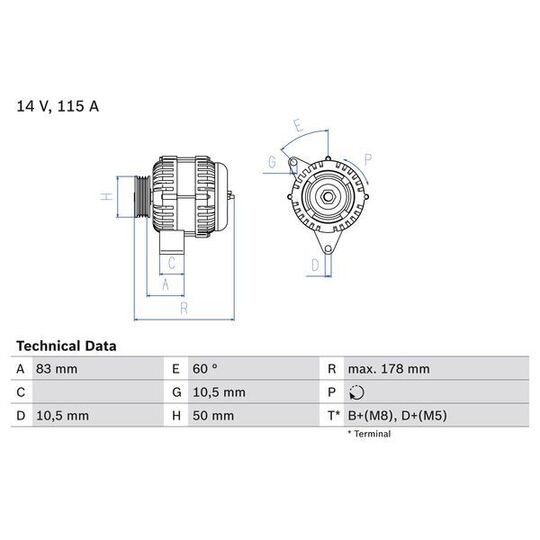 0 986 041 320 - Generator 