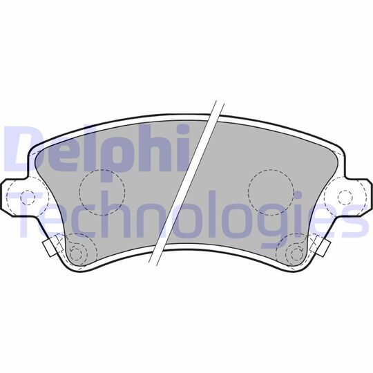 LP1737 - Brake Pad Set, disc brake 