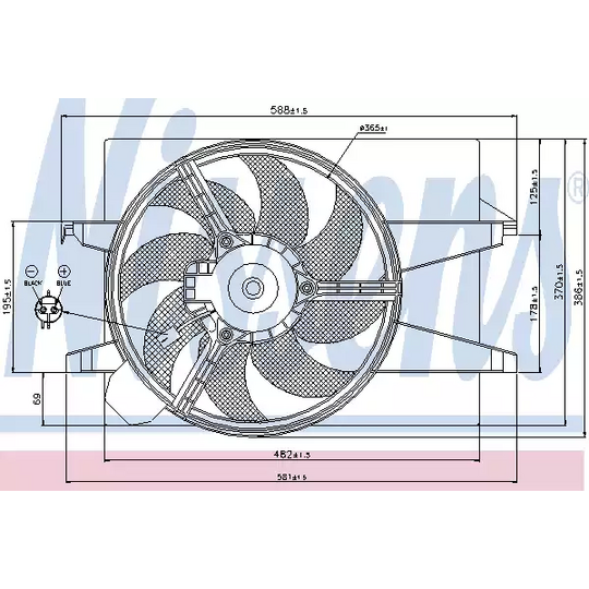 85579 - Fan, radiator 