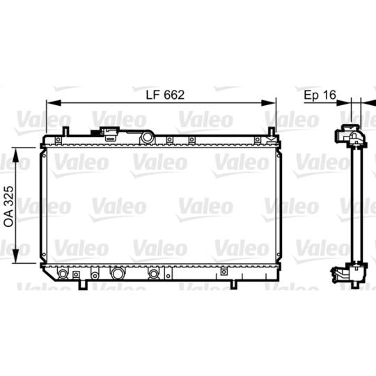 731620 - Radiaator, mootorijahutus 