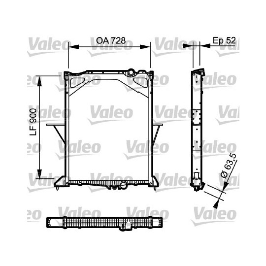 735017 - Radiator, engine cooling 