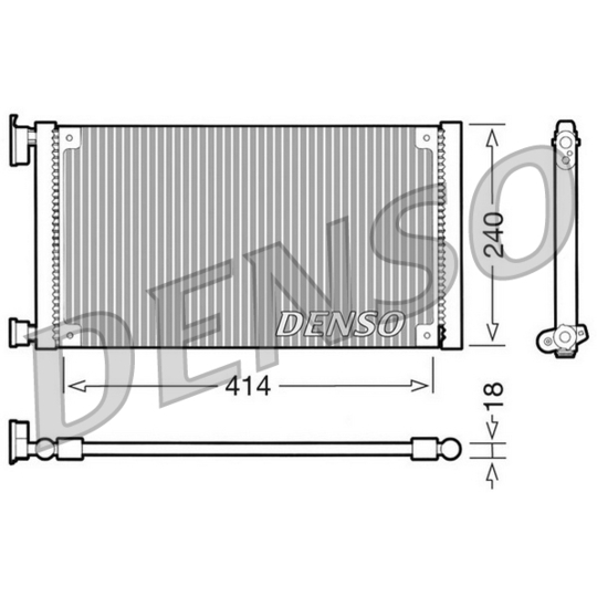 DCN09120 - Condenser, air conditioning 