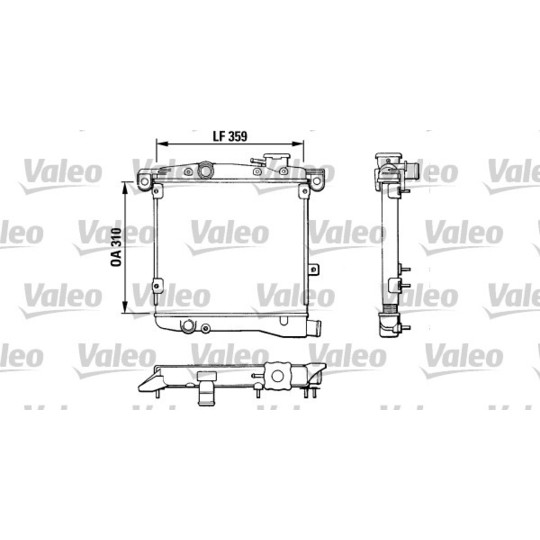 883799 - Radiaator, mootorijahutus 