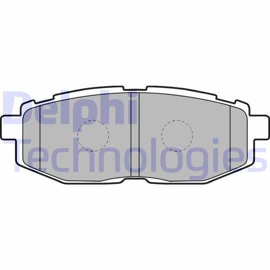 LP2076 - Brake Pad Set, disc brake 