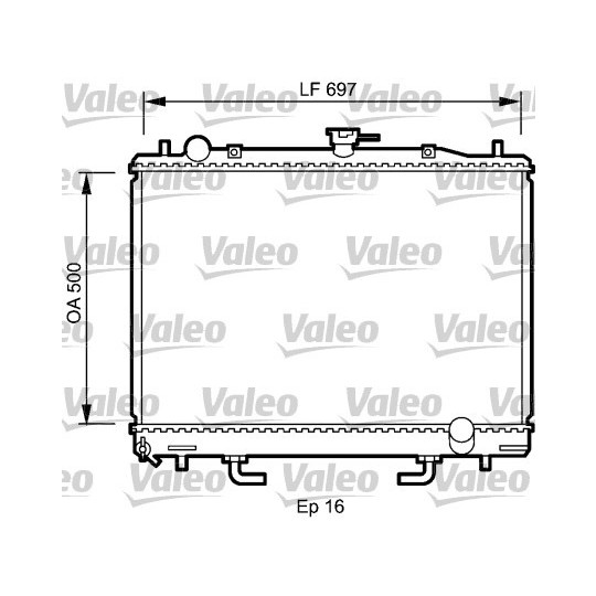 735059 - Radiator, engine cooling 