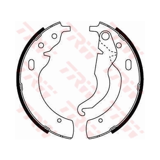 GS8002 - Brake Shoe Set 