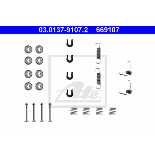 03.0137-9107.2 - Accessory Kit, brake shoes 