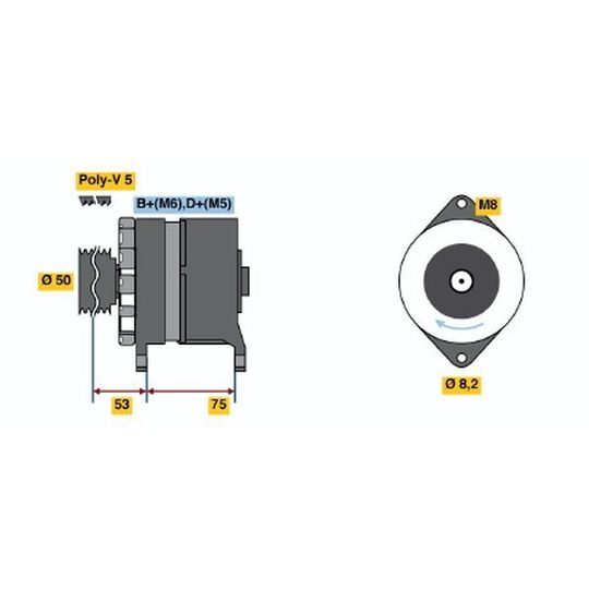 0 986 036 540 - Generator 