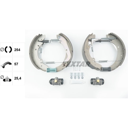 84015700 - Brake Shoe Set 