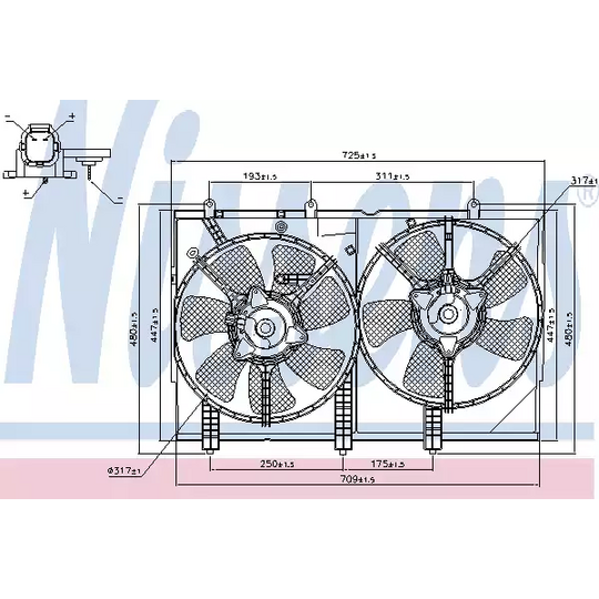 85276 - Fan, radiator 