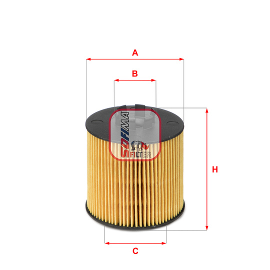 S 5047 PE - Oil filter 