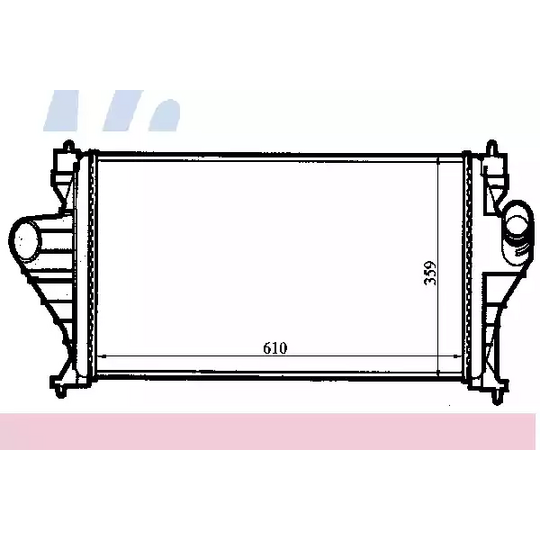 96851 - Intercooler, charger 