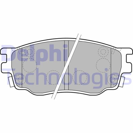 LP1916 - Brake Pad Set, disc brake 