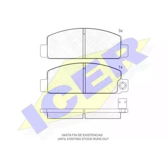 180369 - Brake Pad Set, disc brake 