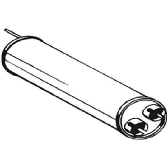 135-493 - Middle Silencer 