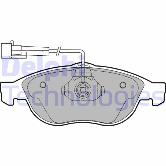 LP1404 - Brake Pad Set, disc brake 