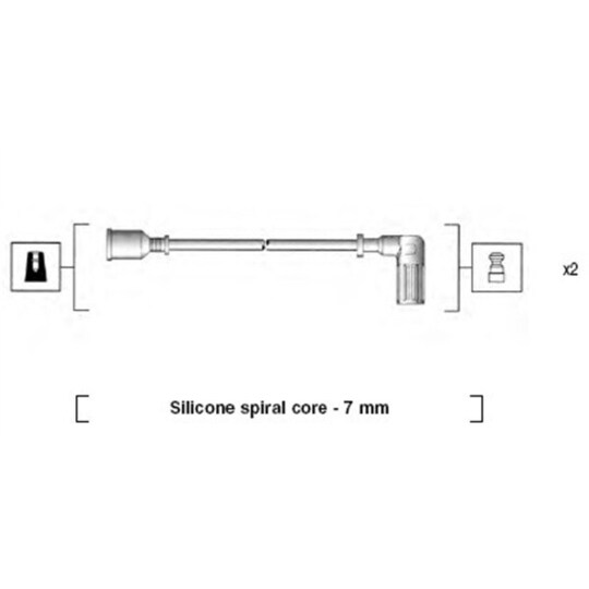 941095600600 - Ignition Cable Kit 