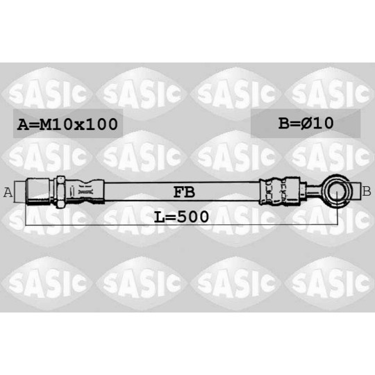 SBH6343 - Brake Hose 