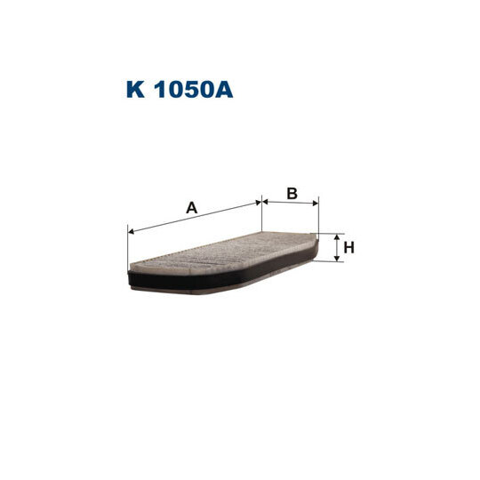 K 1050A - Filter, interior air 