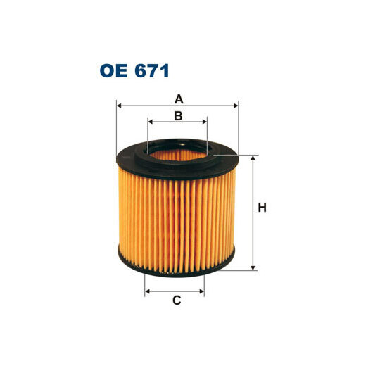 OE 671 - Oil filter 