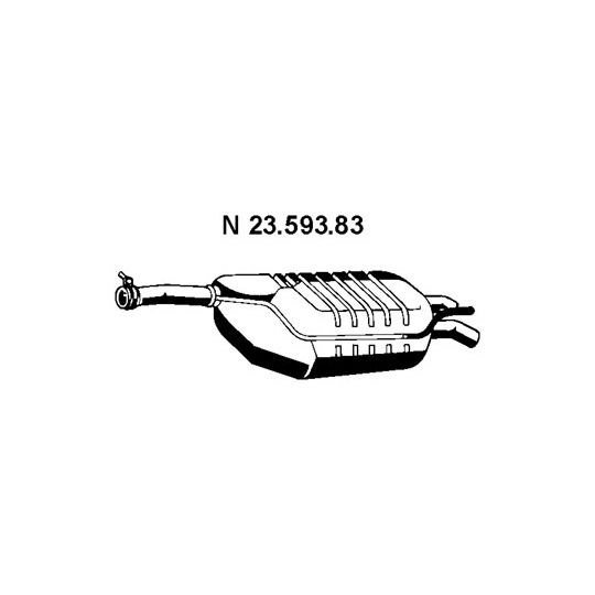 23.593.83 - Takaäänenvaimentaja 