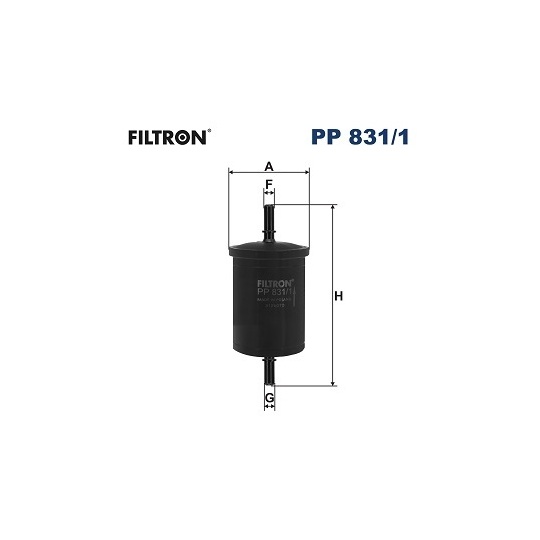 PP 831/1 - Fuel filter 