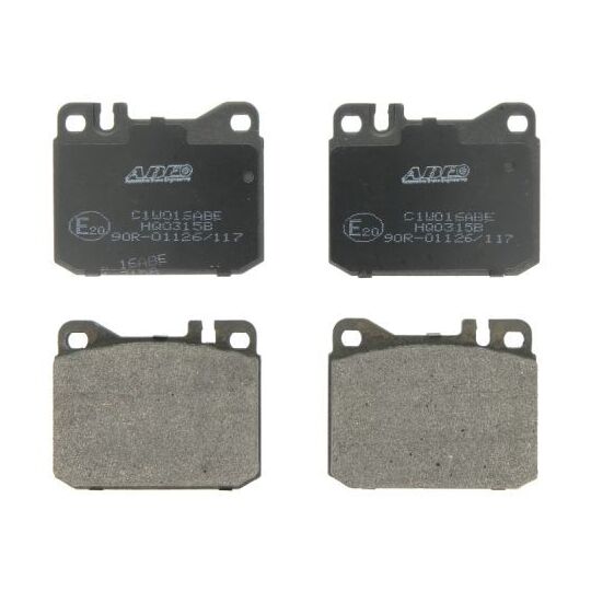 C1W016ABE - Brake Pad Set, disc brake 