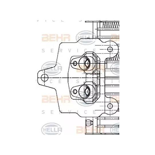 8MO 376 726-291 - Oljekylare, automatisk transmission 