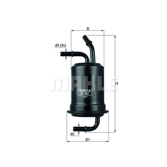 KL 487 - Fuel filter 