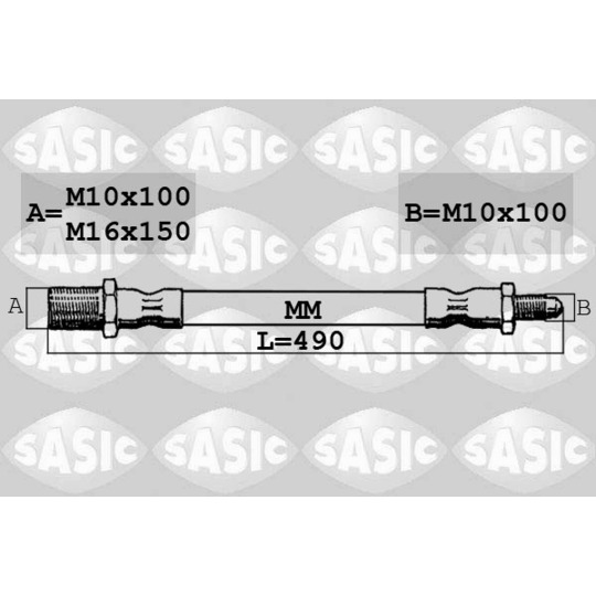 SBH6347 - Brake Hose 