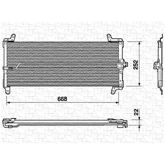 350203117000 - Condenser, air conditioning 