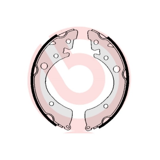 S 28 504 - Brake Shoe Set 