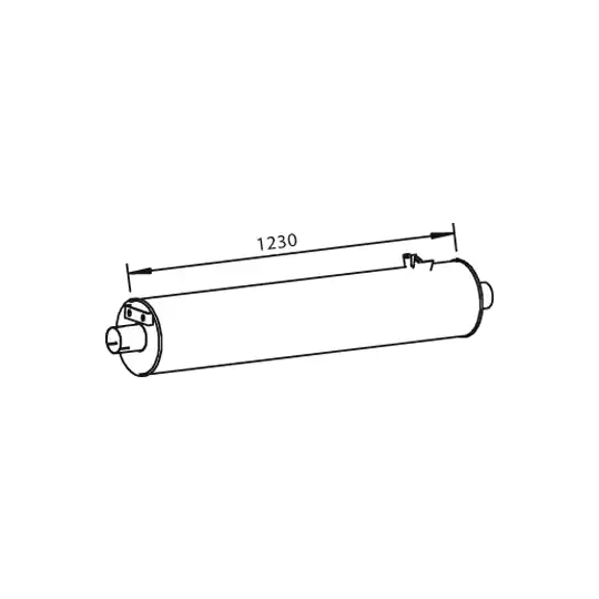 28438 - Middle-/End Silencer 