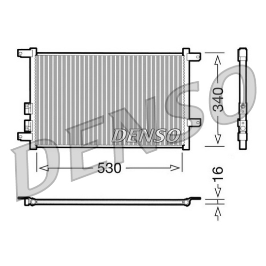 DCN01011 - Lauhdutin, ilmastointilaite 