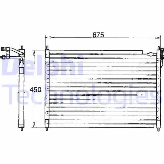 TSP0225084 - Condenser, air conditioning 