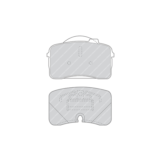 FDB855 - Brake Pad Set, disc brake 