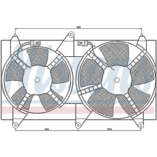 85611 - Ventilaator, mootorijahutus 