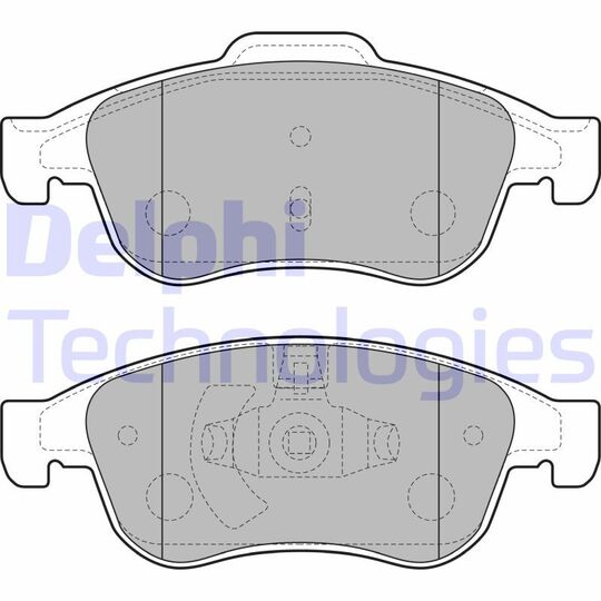 LP2152 - Brake Pad Set, disc brake 