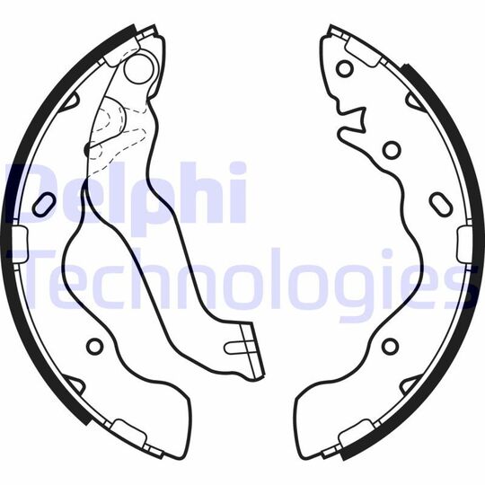 LS1952 - Brake Shoe Set 