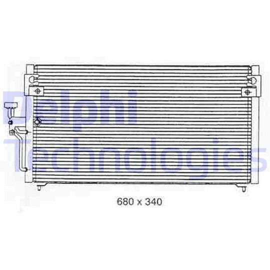 TSP0225335 - Condenser, air conditioning 