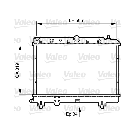 731817 - Radiaator, mootorijahutus 