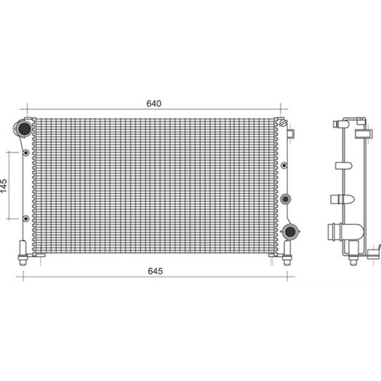 350213107600 - Radiator, engine cooling 